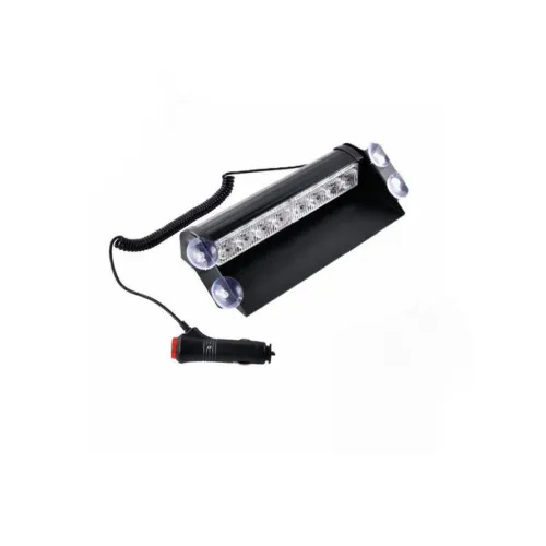 Lampa LED stroboscopica parbriz 12V 8W cu ventuze 3 moduri diverse culori — imaginea 2
