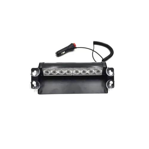 Lampa LED stroboscopica parbriz 12V 8W cu ventuze 3 moduri diverse culori