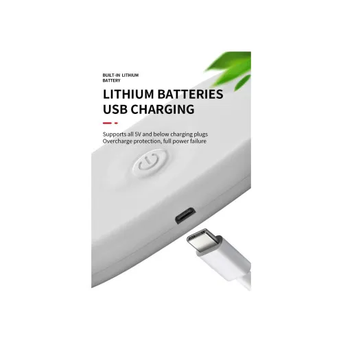 Lampa plafoniera LED universala cu acumulator reincarcabil USB Type-C 7 culori — imaginea 4