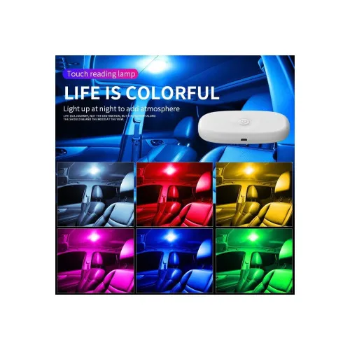 Lampa plafoniera LED universala cu acumulator reincarcabil USB Type-C 7 culori — imaginea 5