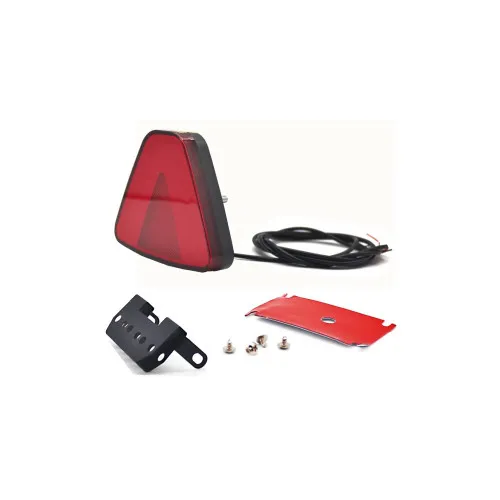 Lampa pozitie si stop frana LED F1 lumina neon rosie cu joc de lumini 12V — imaginea 2