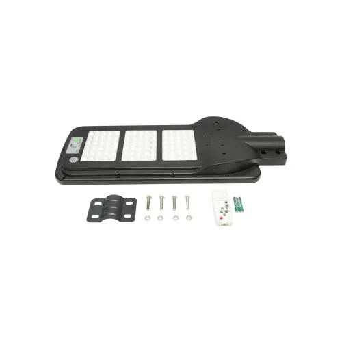 Lampa solara LED iluminat stradal 70W 6500K cu senzor miscare si telecomanda compatibil exterior IP65 — imaginea 3
