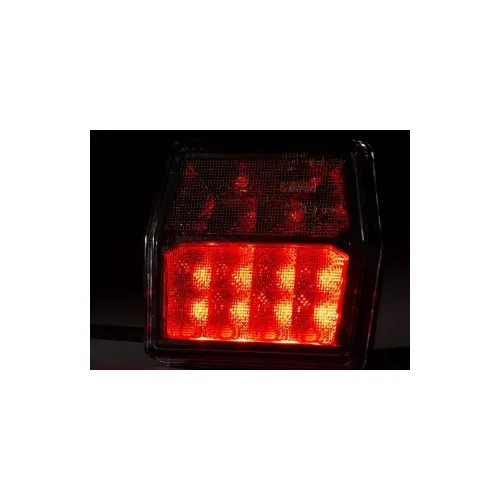 Lampa spate auto LED 3 functii pozitie frana semnalizare 99.6x93 mm 12-24V Fristom — imaginea 5