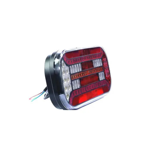 Lampa spate auto LED 6 functii dreapta pozitie frana semnalizare ceata mers inapoi 302x130 mm 12-36V Fristom P — imaginea 3