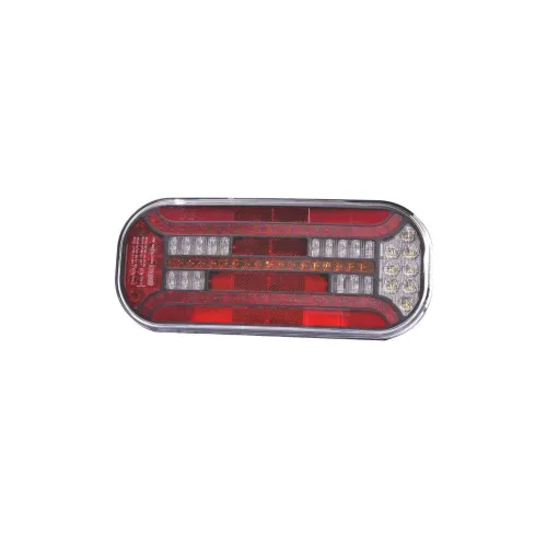 Lampa spate auto LED 6 functii dreapta pozitie frana semnalizare ceata mers inapoi 302x130 mm 12-36V Fristom P