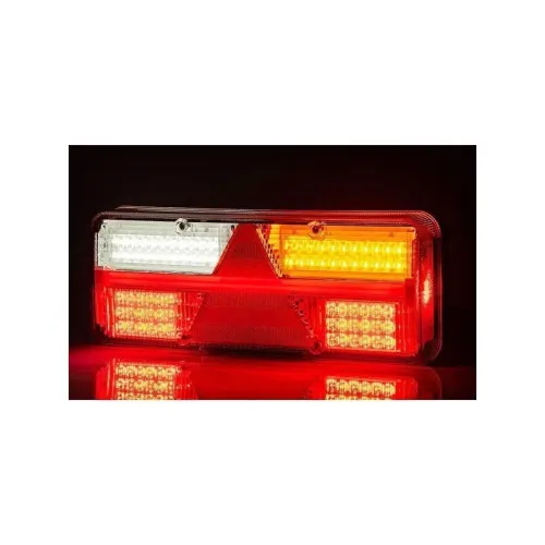 Lampa spate auto LED 6 functii stanga semnalizare dinamica ceata mers inapoi iluminare numar 400x153 mm 12-36V Fristom — imaginea 4