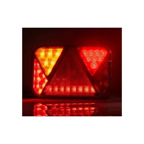 Lampa spate auto LED multifunctionala 5 functii ceata frana semnalizare pozitie 200x130 mm 12V Fristom L NT PM — imaginea 4