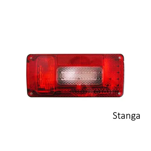 Lampa spate remorca 12V cu becuri stop, semnalizare, pozitie, numar, ceata sau mers inapoi — imaginea 3