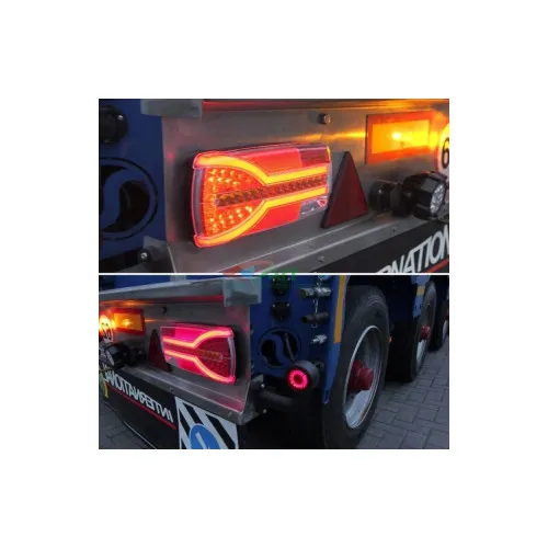 Lampa stop 305x132 7 functii, ceata, mers inapoi, semnalizare dinamica, mufa 7 pini, stanga , Cod: LZD 2304 — imaginea 2