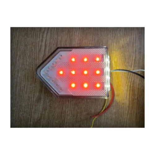 Lampa stop camion LED 12V cu sticla transparenta pozitie stop semnalizare lampa numar Cod: DF TRL001 — imaginea 3