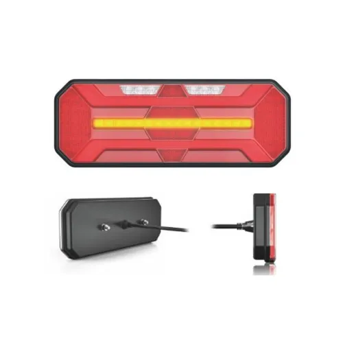 Lampa stop camion LED stanga dreapta cu semnalizare dinamica 12V/24V IP67 — imaginea 2