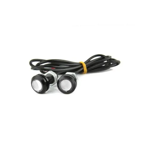 Lampi LED DRL 23mm 1.5W 12V lumina alba
