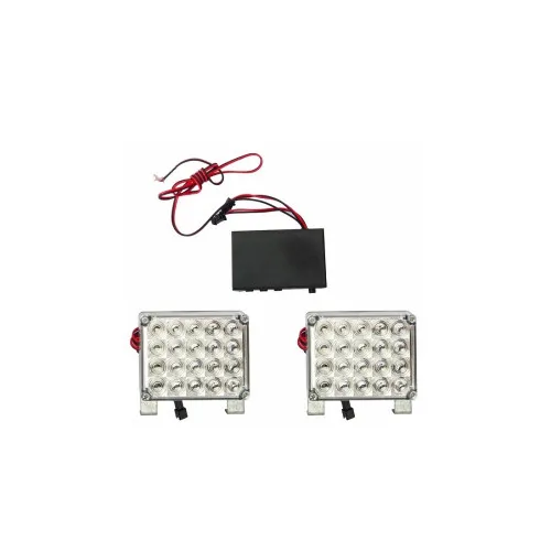 Lampi LED stroboscopice 24V cu controler diverse culori set 2 bucati