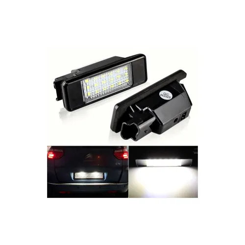 Lampi numar LED compatibile Peugeot si Citroen — imaginea 3