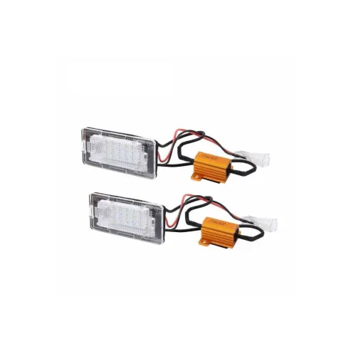 Lampi numar LED compatibile Volkswagen Golf Plus Jetta VI Passat B6 B7 Polo 6R Sharan II Touran Touareg II — imaginea 2