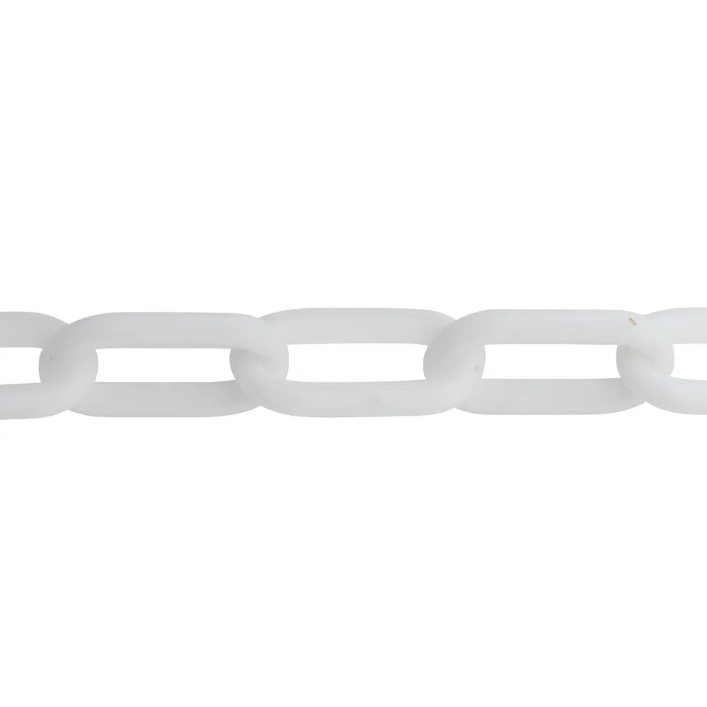 Lant plastic semnalizare alb Standers, Ø 6 mm, 5 m, rezistenta max 10 kg