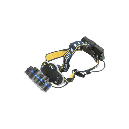 Lanterna frontala de cap cu 8 LED-uri, 3 moduri iluminare, baterie 2200mAh reincarcabila USB Crownman — imaginea 5