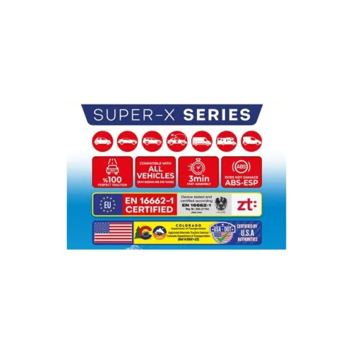 Lanturi Auto Textile Zapada 3D Super-X marime XL — imaginea 6