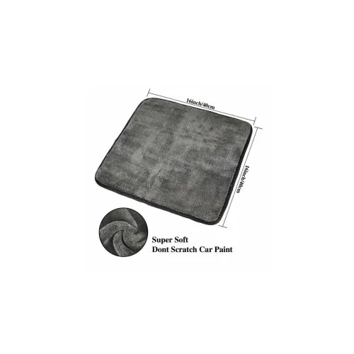 Laveta prosop 2 parti microfibra Premium, uscare caroserie auto 1200g/m2 40x40cm — imaginea 6