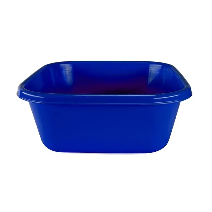 Lighean dreptunghiular, plastic, diverse culori, 8 L, 330 x 330 x 150 mm