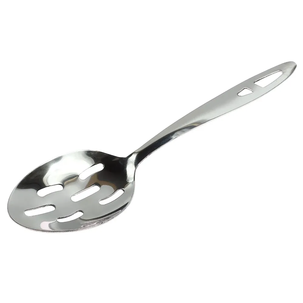 Lingura, cu gauri, inox, VK 2014-SLS, 6 x 3 x 23 cm