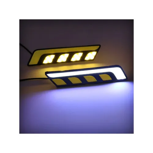 Lumini de zi DRL auto LED 16 cm cu functie semnalizare — imaginea 6