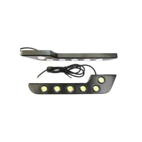 Lumini de zi DRL COB DL03 6W lumina alba set 2 bucati