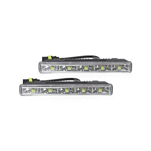 Lumini de zi DRL LED 12V-24V 5 LED 5600K cu automatizare set 2 bucati — imaginea 2