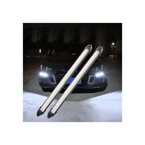 Lumini de zi DRL LED 27.5 cm 12V cu semnalizare dinamica set 2 bucati — imaginea 2
