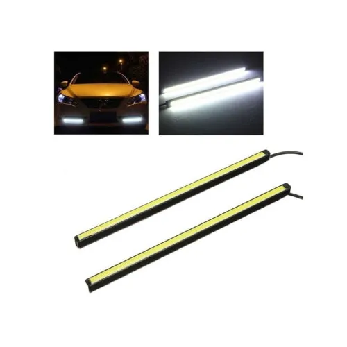 Lumini de zi DRL LED COB 20.5 cm lumina alba