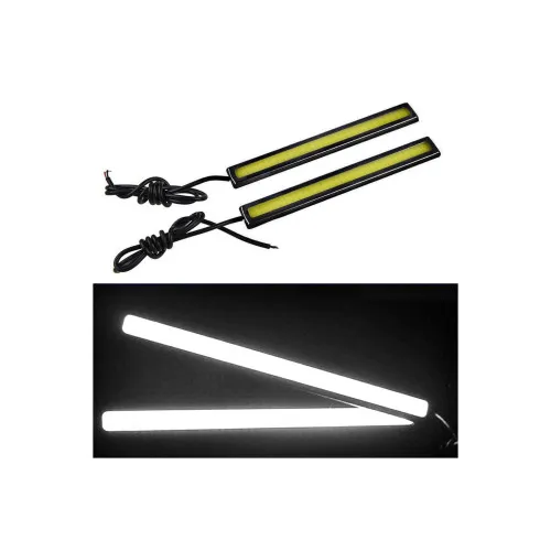 Lumini de zi DRL LED COB 20.5 cm lumina alba — imaginea 2