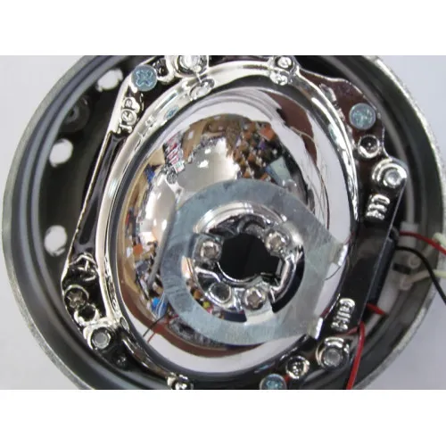Lupe Bi-xenon Devil Eyes RED 2.5 inch 001R — imaginea 4