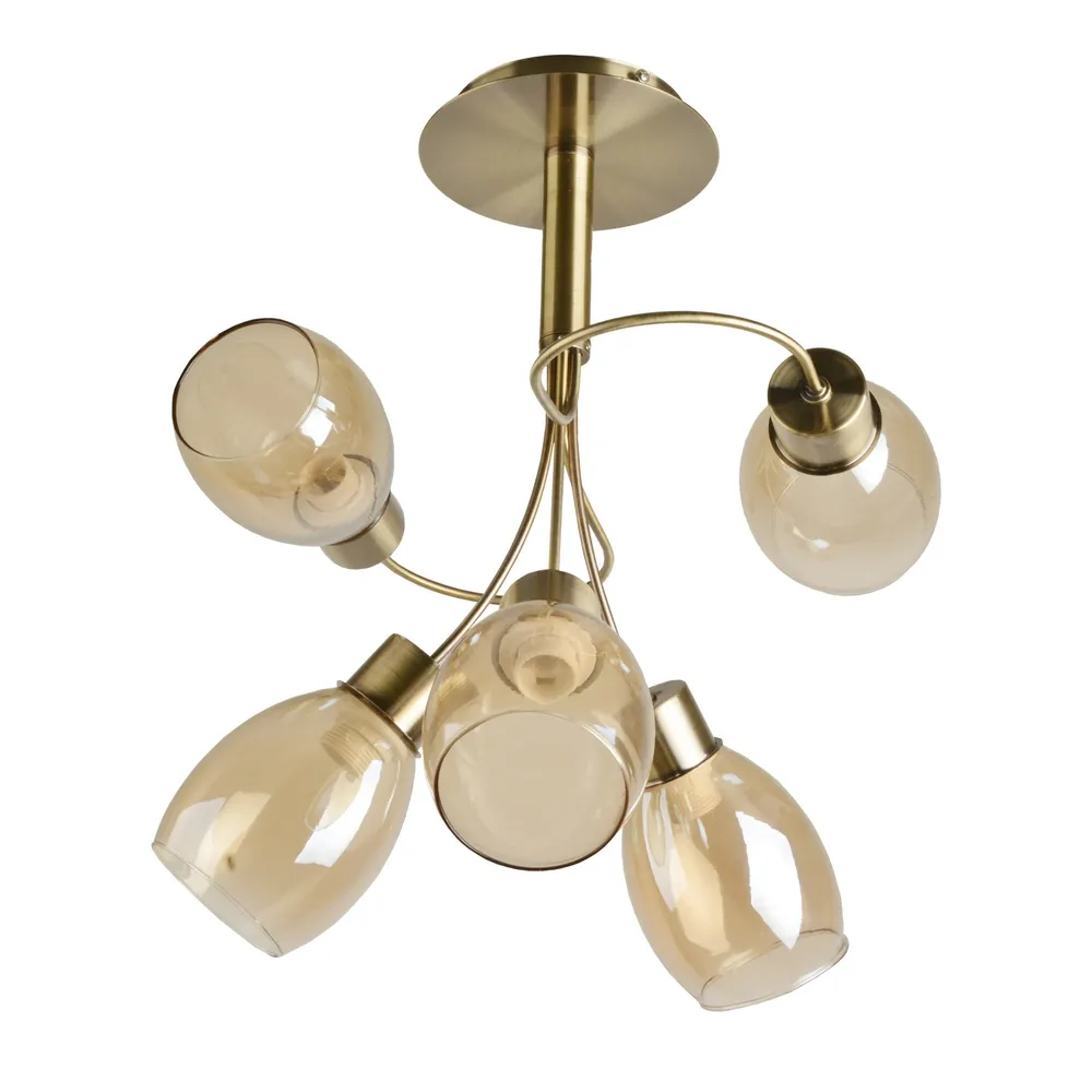 Lustra Ambry LY-3495, 5 x E14, bronz, 450x400mm