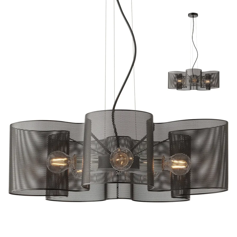 Lustra Formi 01-1991, 5 x E27, negru, modern