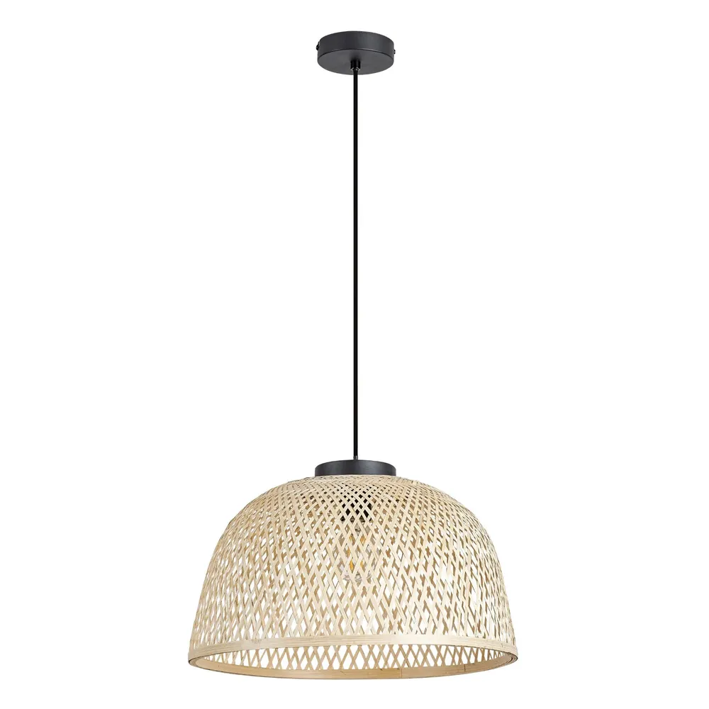 Lustra rattan 72025, 1 x E27, bej, modern