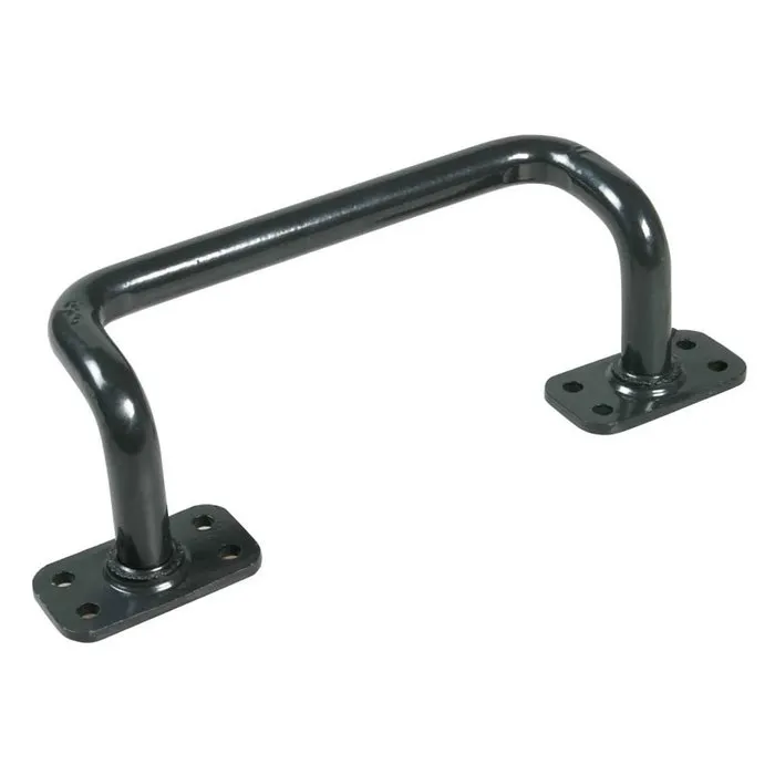 Maner curbat, negru, 230 x 65 mm