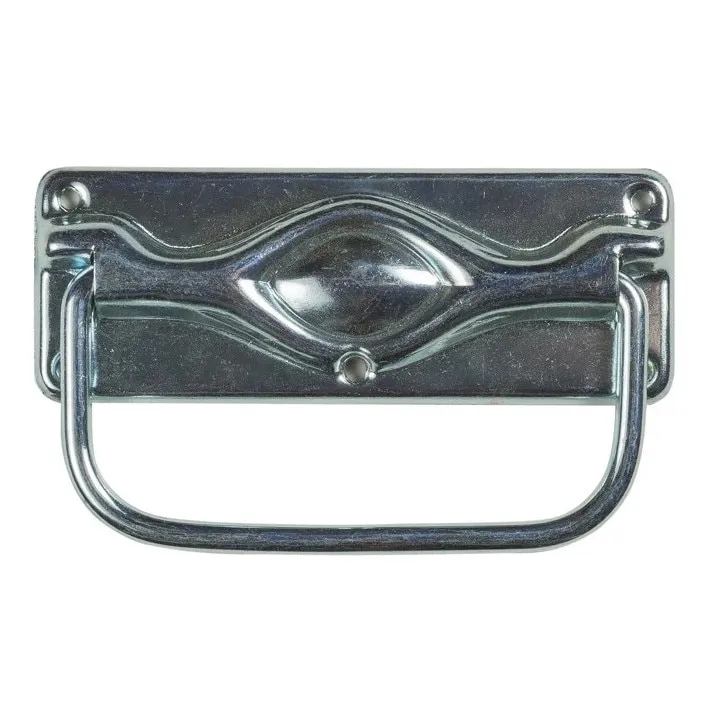 Maner pentru lada, metalic, finisaj zincat, 100 x 35 mm