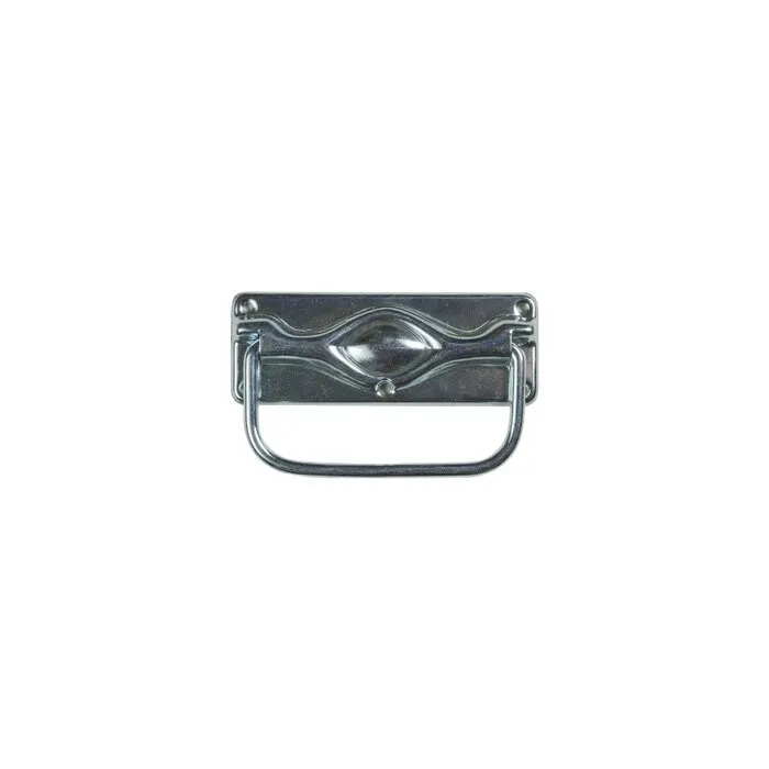 Maner pentru lada, metalic, finisaj zincat, 100 x 35 mm