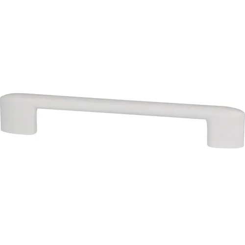 Maner pentru mobila distanta perforatii 128mm, aluminiu mat alb