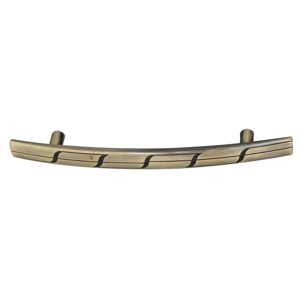 Maner pentru mobila, metalic, finisaj grafiat, M4x96mm