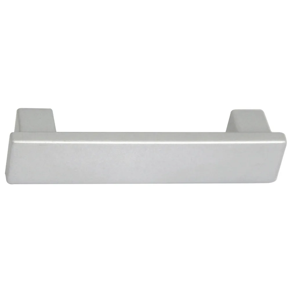 Maner pentru mobila, plastic, finisaj crom satinat, 4x96mm