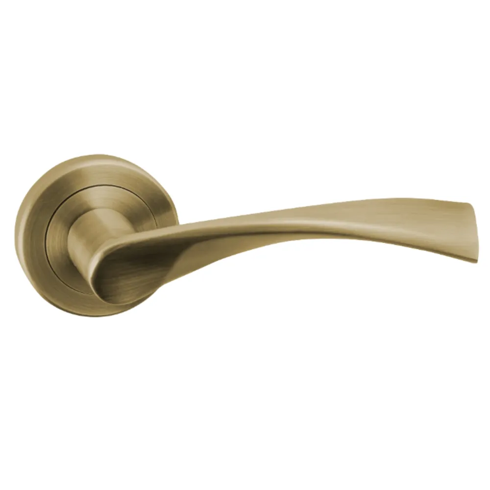 Maner pentru usa interior, Yale Milano, aluminiu, bronz antic, 120 x 54 mm