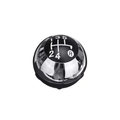 Maner schimbator auto din plastic compatibil Fiat 500 2012-2018 cu 2 adaptoare pentru 5 si 6 viteze