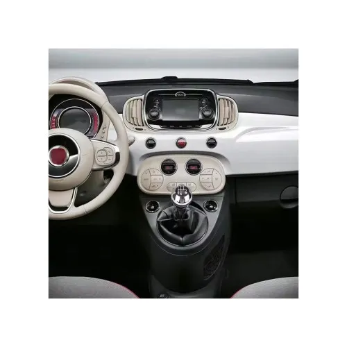 Maner schimbator auto din plastic compatibil Fiat 500 2012-2018 cu 2 adaptoare pentru 5 si 6 viteze — imaginea 6