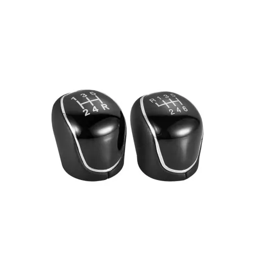 Maner schimbator auto din plastic compatibil Ford Mondeo, Focus, Kuga cu 2 adaptoare pentru 5 si 6 viteze — imaginea 3