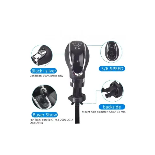 Maner schimbator din plastic compatibil Opel Astra Buick excelle GT/XT cu 2 adaptoare pentru 5 si 6 viteze — imaginea 6