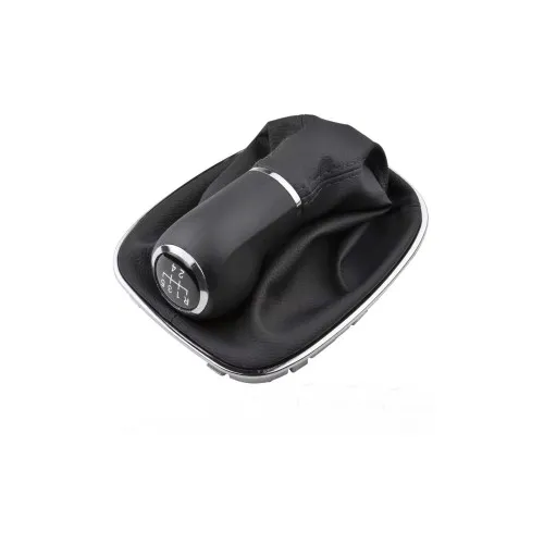 Maner si manson schimbator auto imitatie piele compatibil Opel Corsa D 2006-2014 cu 2 adaptoare pentru 5 si 6 viteze — imaginea 4