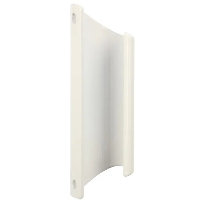 Maner usa balcon, tip scoica, alb, 92 x 27.36 mm