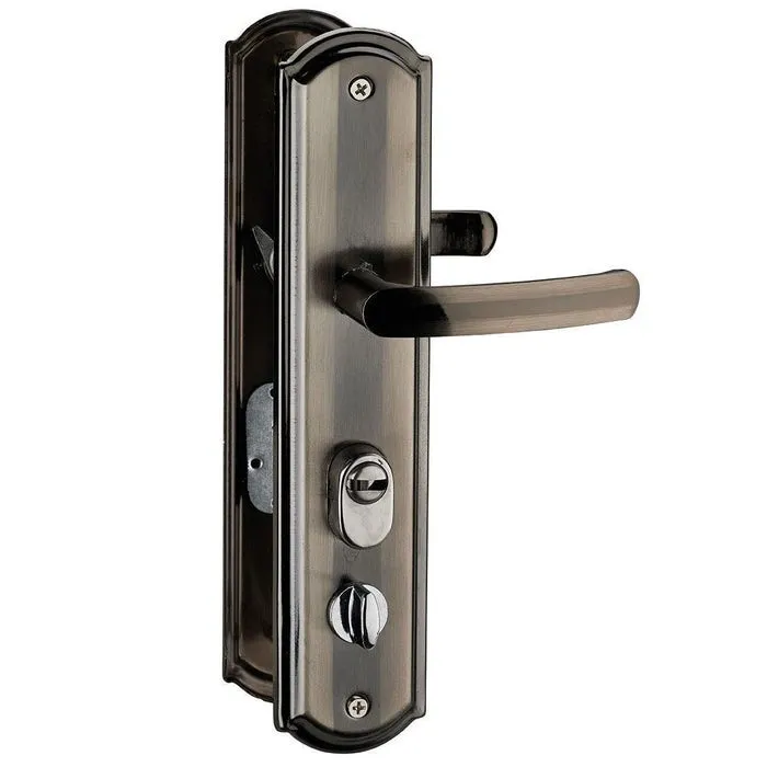 Maner usa metalica, cu sild, Thirard, pentru cilindru, deschidere dreapta, aluminiu, argintiu, 76 mm
