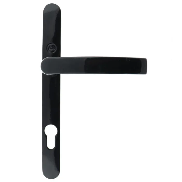 Maner usa PVC, cu sild, 35 A023 2P 85 5601, pentru cilindru, metal, negru, 85 mm